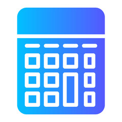 calculator gradient icon
