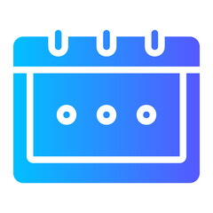 calendar gradient icon