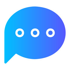 chat gradient icon