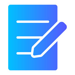 edit file gradient icon