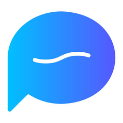 chat gradient icon
