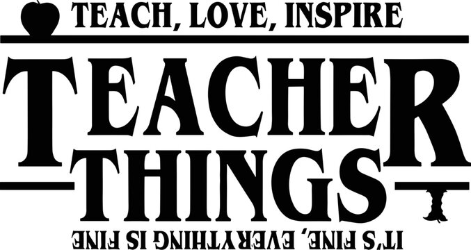 Teacher Things SVG, Teacher svg, School life svg