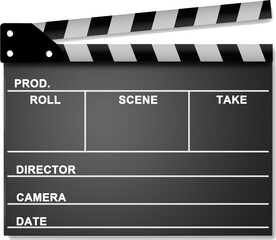 movie clapper board