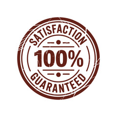 Obraz premium Satisfaction 100% Guaranteed Vintage Stamp - Grunge Style Quality Seal