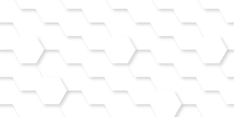 White abstract honeycomb mosaic and tile geometric hexagon vector illustration. geometric digital technology polygon science vintage square mosaic and web cover business texture.