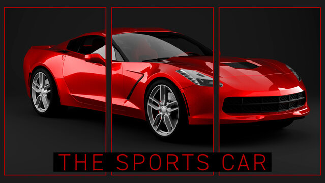 Three Slices On Screen Overlay