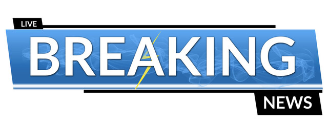 Live Breaking News Update Graphic for Professional TV News Coverage