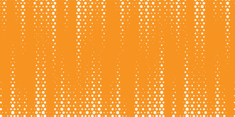 Orange comic pop art background with halftone dots, smooth gradient effect, retro style, vector illustration EPS10