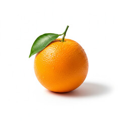 Orange Isolated on White Background