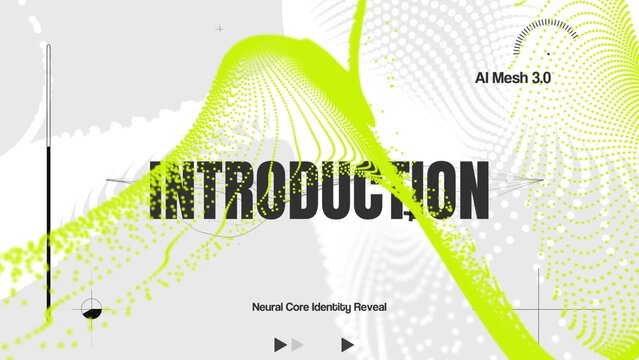 Digital Mesh Logo Reveal