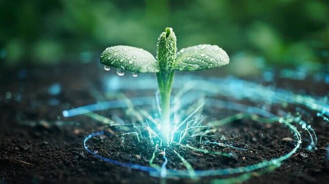Environmental innovation represented abstractly