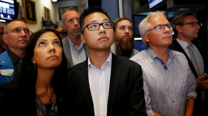 Obraz premium Bad day at the stock market.