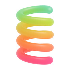 PNG Colorful spiral toy fun