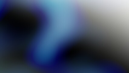 Obraz premium Digital blue grainy gradient with a soft noise effect. A unique blend of vintage vibes and lo-fi VHS Glitch Texture.