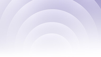 Fototapeta premium Abstract concentric circular pattern background in white purple tones artwork