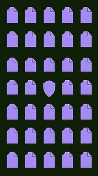 Firewall Security Barrier Protection Animation