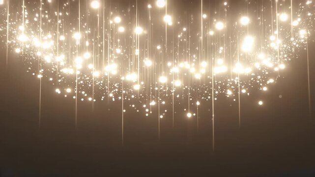 Realistic Ambient Particles Moving Softly with Sparkling Highlights 4K