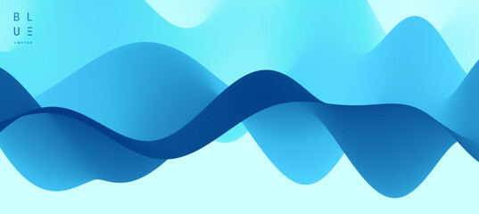 Water waves. Nature background. Trendy liquid design. Vector illustration for banners, flyers and presentation. © Login