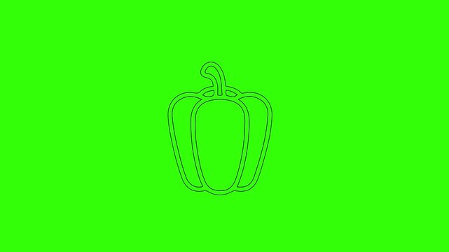 pumpkin halloween icon video motion with greenscreen suitable to your halloween, advertisement, horror, vegan, vegetarian, business, and more