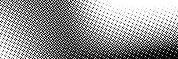 fun beautiful black and white shadow halftones retro pop art funky urban colorful comic book. Dotted halftone gradient texture. Vanishing polka dot background. Repeating dots gradation pattern backgro