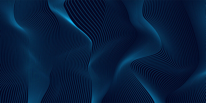 Premium background design with diagonal dark blue lines pattern. Vector horizontal template for digital luxury business banner