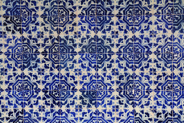  A fragment of the wall, decorated with ceramic tiles "azulezhu"
