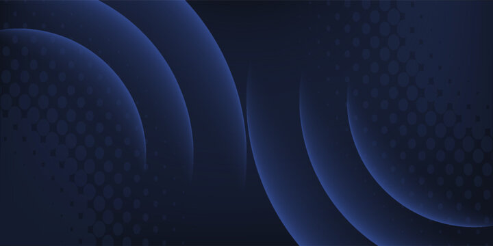 Digital technology futuristic internet network connection dark black background, blue abstract cyber information communication, Ai big data science, innovation future tech, line illustration vector 3d
