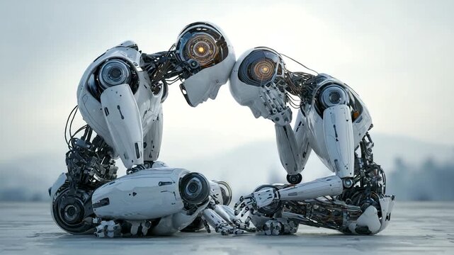 Robots Collaborating on Broken Machine Repair.