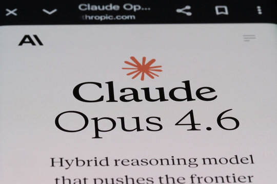 Shanghai,China-Feb.10th 2026: Claude Opus 4.6 AI model