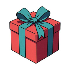 Obraz premium PNG Colorful gift box illustration.