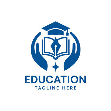 education, academic, school, college, madrasa, high school vector premium logo