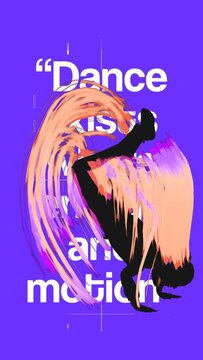 Neon Dance Motion Intro - Vertical