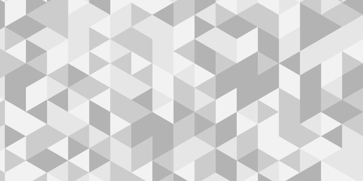 Abstract paper low polygon geometric origami design. white, gray square cube triangulated random cube low polygon triangle textile. abstract corporate banner template creative design.
