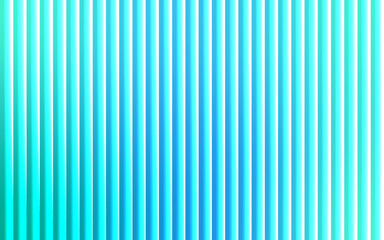 Obraz premium Bright cyan turquoise gradient with modern vertical stripe abstract background