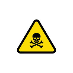 Skull and Crossbones Warning Sign - Danger Symbol