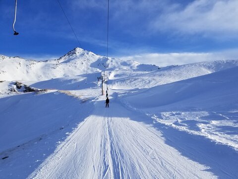 tire fesse sur les pentes
