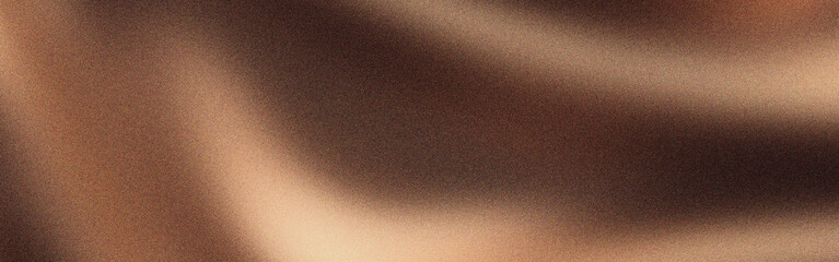 Abstract Warm Beige and Tan Gradient Texture with Grainy Noise Effect banner poster header wallpaper backdrop design soft cream neutral organic silk smooth minimal parchment light skin tone sand © R.TREANDS