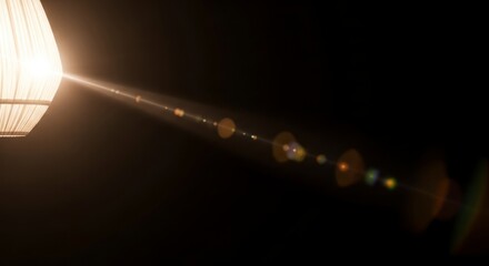 Lanterns in the dark night.