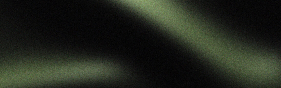 Abstract Dark Olive Green and Black Gradient Texture with Grainy Noise Effect banner poster header wallpaper backdrop design deep forest shadow emerald noir moody silk velvet army organic lush