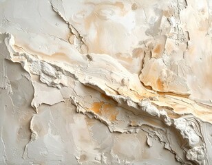 Abstract Cream and Beige Texture with Unique Layers and Patterns