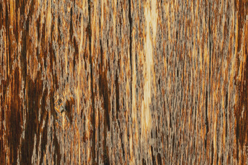 Close-up of weathered wood surface showcasing rich brown hues and intricate grain lines. The texture conveys warmth and authenticity, evoking feelings of nostalgia and connection to nature. Subtle imp