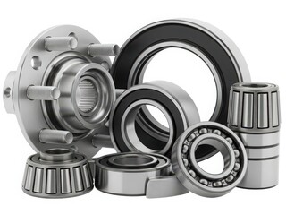 Collection of various bearings and hub assemblies