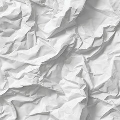 Obraz premium Close-up Texture of White Crumpled Paper