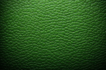 Fototapeta premium Textured Green Leather Background for Design Projects
