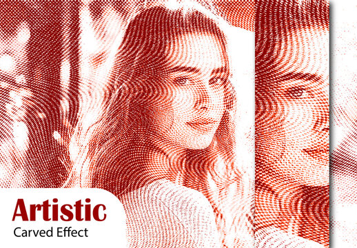Artistic Carved Photo Effect