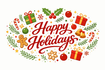 Holiday Greetings Card Design