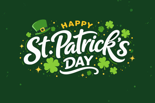 Happy Saint Patricks Day Text