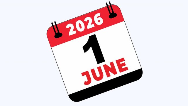 Calendar displaying the date june 1, 2026, for planning, scheduling, organization, events, appointments, time management, and digital calendars.