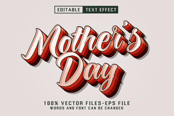 Mother's Day Editable Text Effect