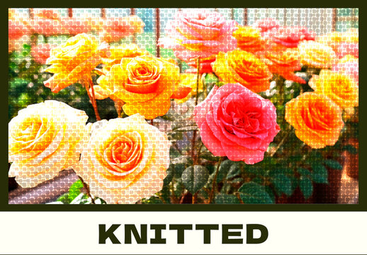 Knitted Photo Effect